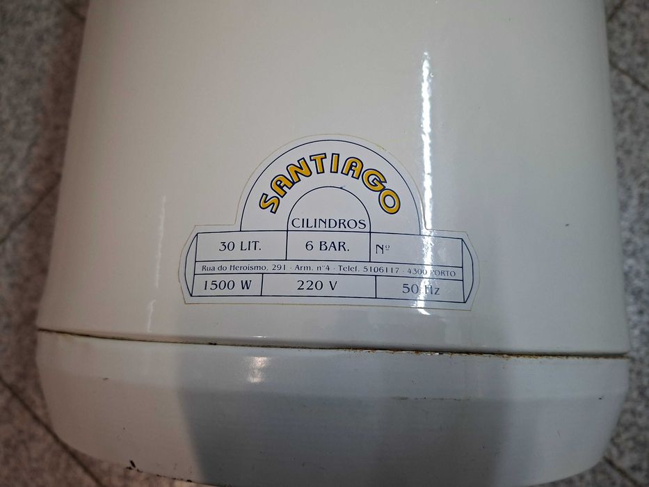 Cilindro "Santiago" em cobre - 30 Litros