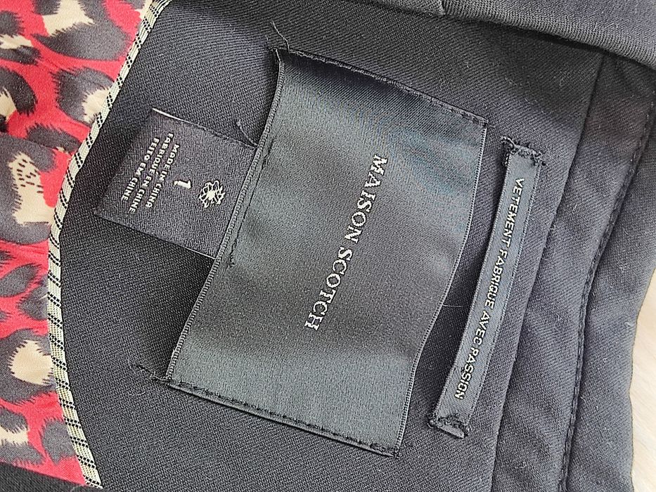 Maison Scotch żakiet marynarka czarna S