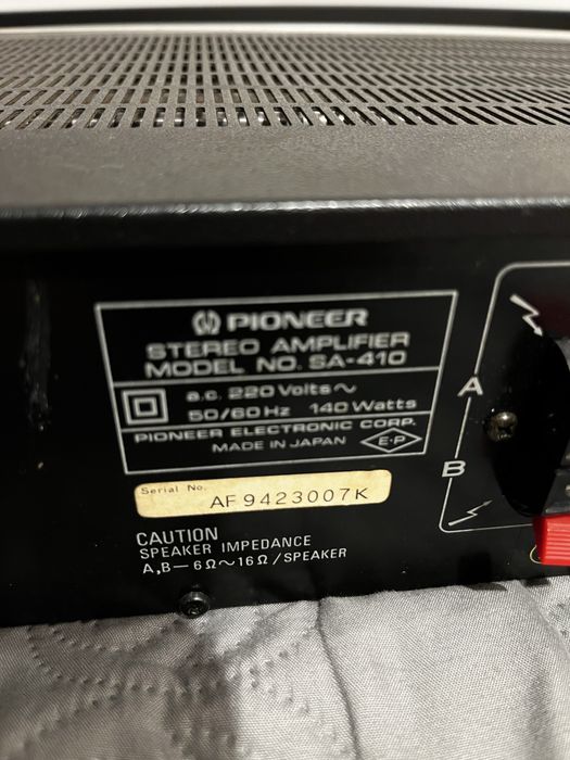 Amplificador Pioneer