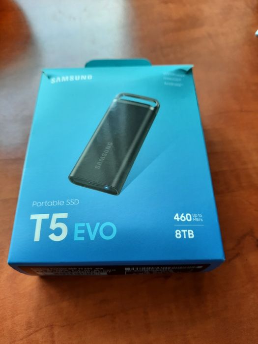 Dysk zewnętrzny,8tb.samsung T5 EVO,usb-c 3.2.Gwarancja