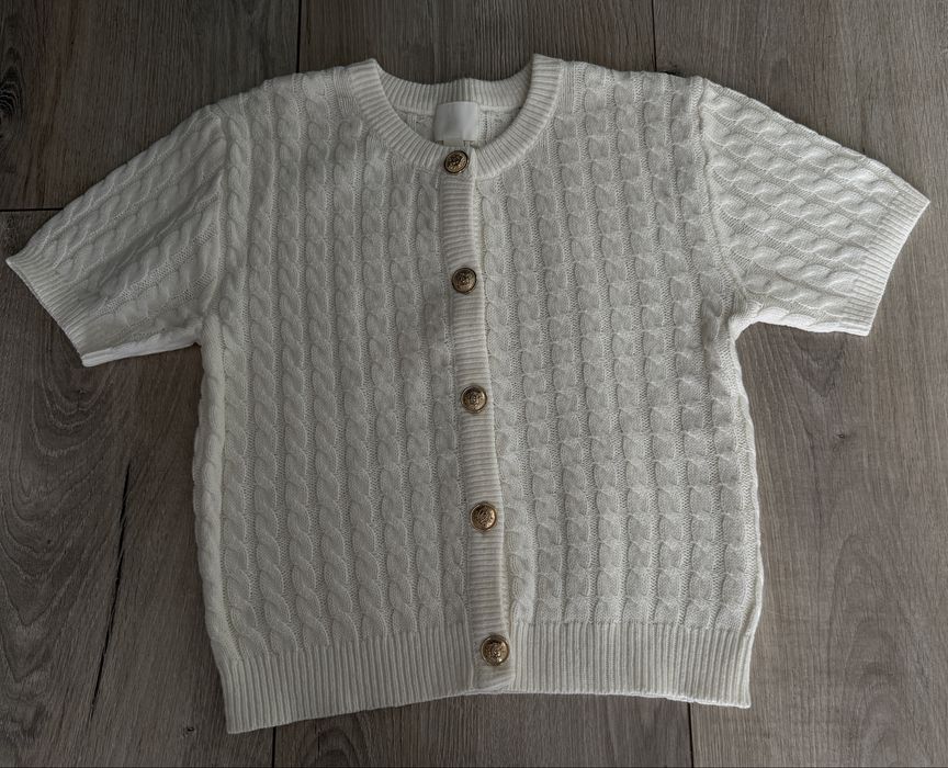 Блуза жіноча білого кольору h&m