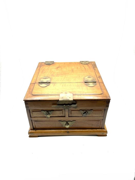 Caixa de toucador antiga asiatica chinesa oriental