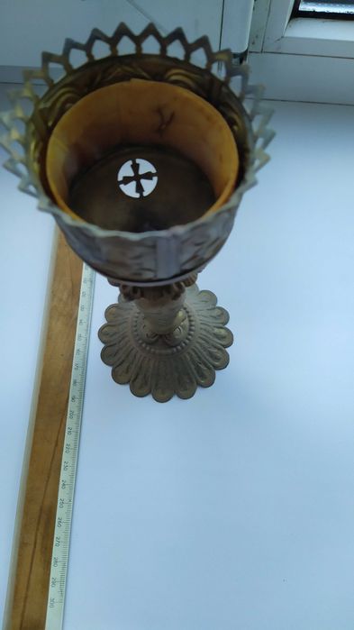 Лампадка латунна