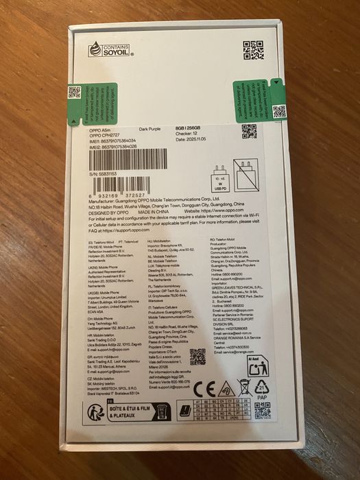Oppo A5m  desbloqueado selado