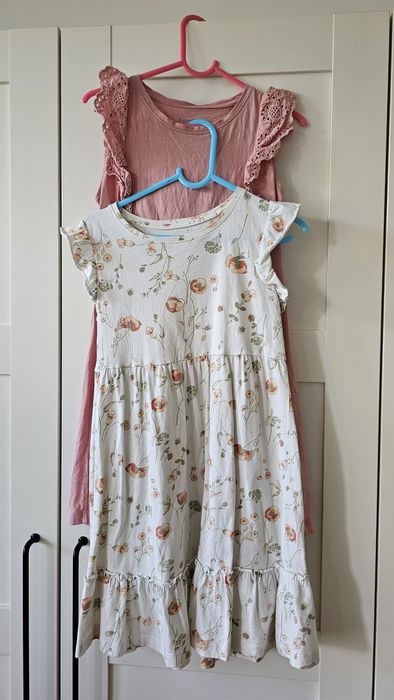 Elegancka bawełniana sukienka 128