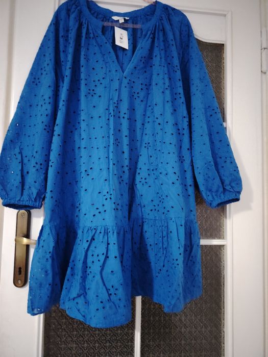 Туника с воланом прошва коттон 100 %бренд Н&М Мама XL XL-XXL