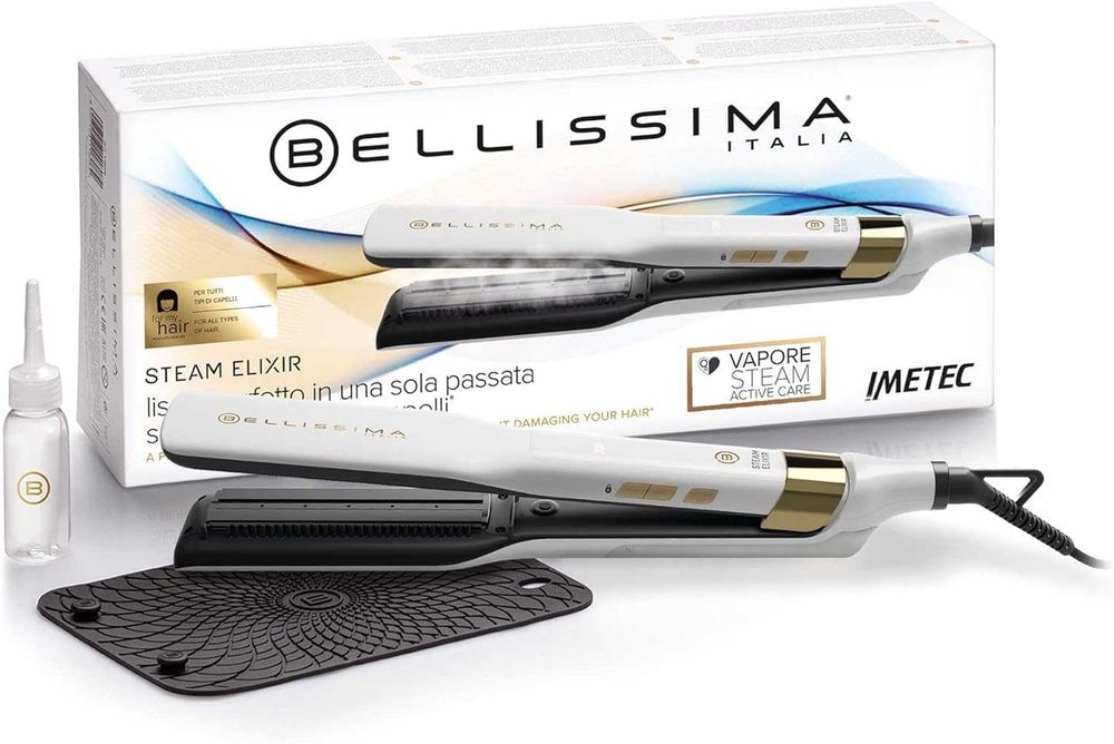 Imetec Bellissima Steam Elixir Prostownica Parowa z Grzebieniem