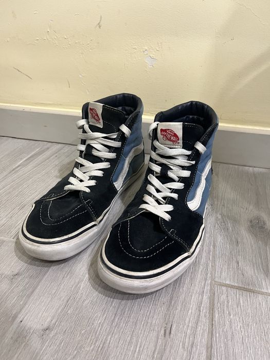 високі кеди Vans Sk8-Hi із замші та матеріалу