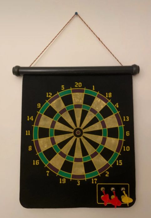 2 alvos em 1 de tiro aos dardos