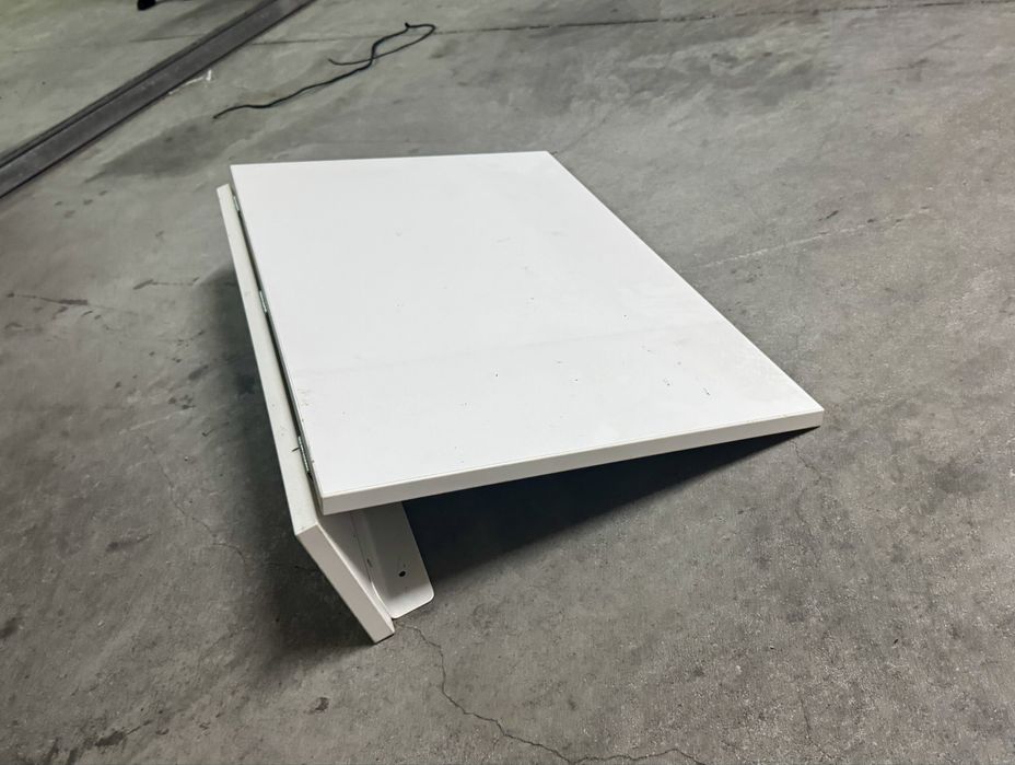 Mesa rebatível para parede, branco, 74x60 cm