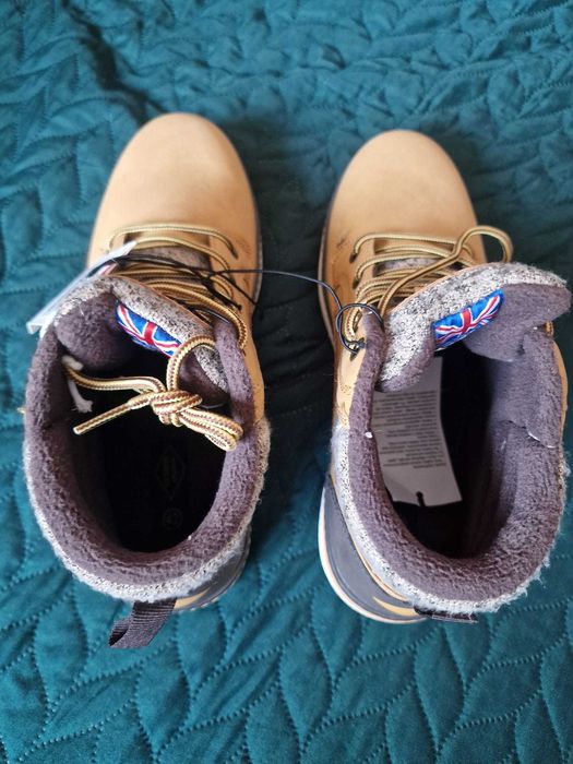 NOWE Buty męskie LEE COOPER, trapery, zimowe, rozm. 42, musztardowe