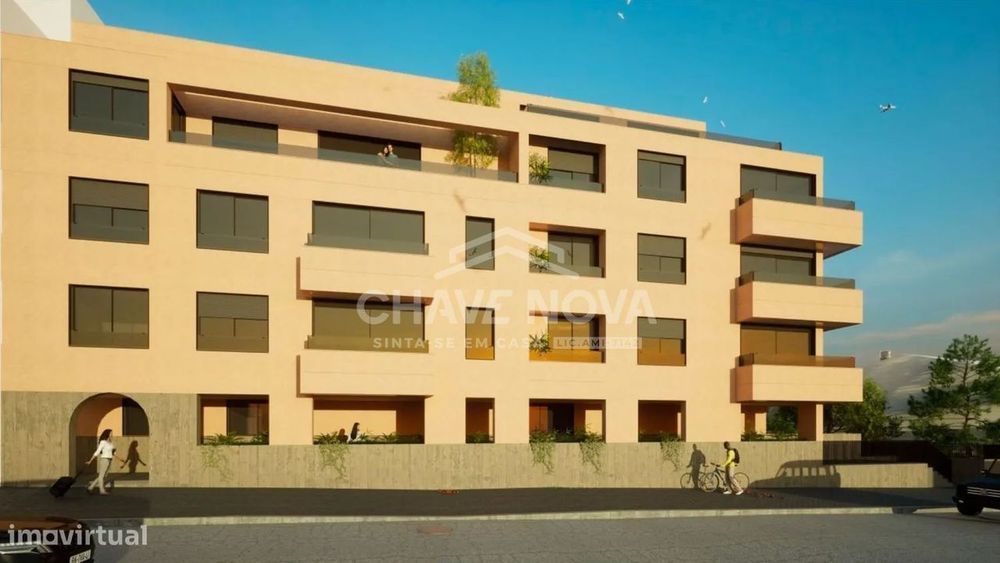 Apartamento T1 Novo C/Lugar de Garagem e Arrumos em Cortegaça
