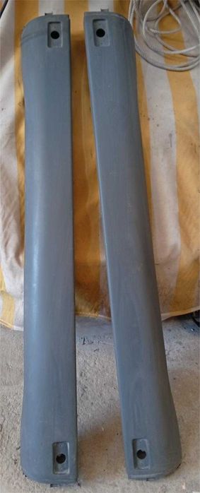 Parachoques Mercedes e Fiat