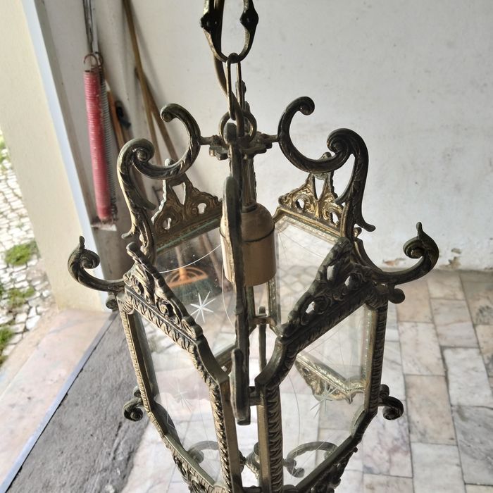 Candieiro antigo 2 peças