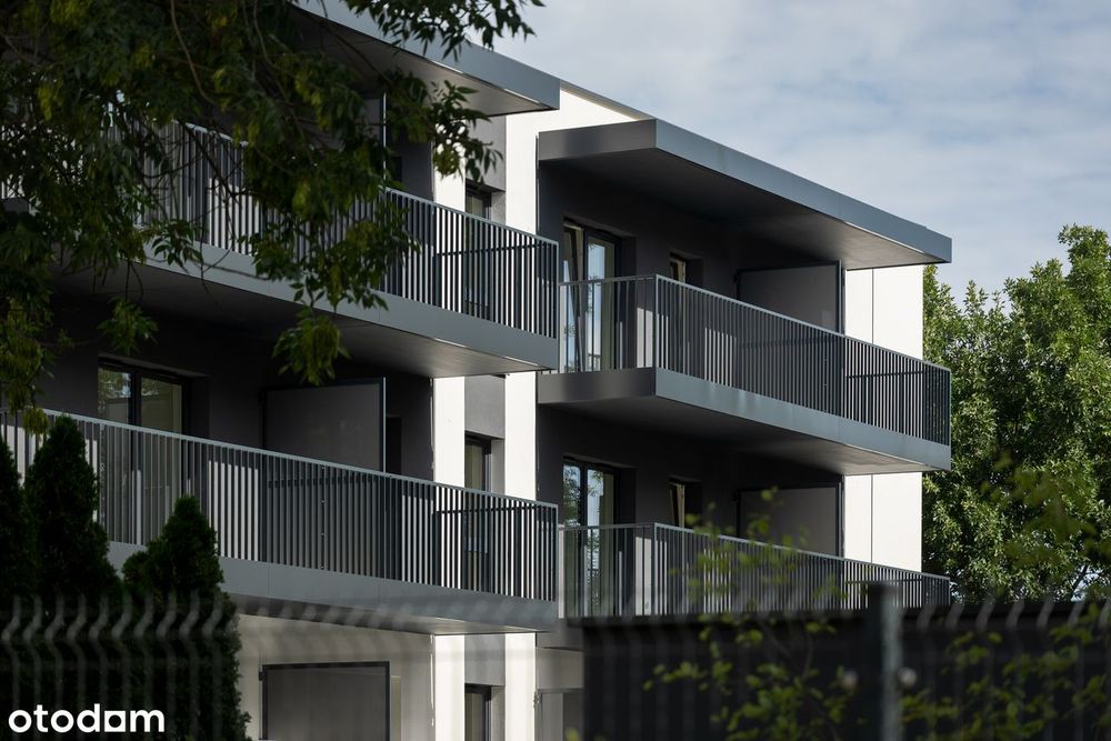 Nowoczesne 2 pokojowe mieszkanie z dwoma dużymi tarasami - 44,96 m2