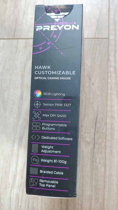 Mysz PREYON Hawk Customizable