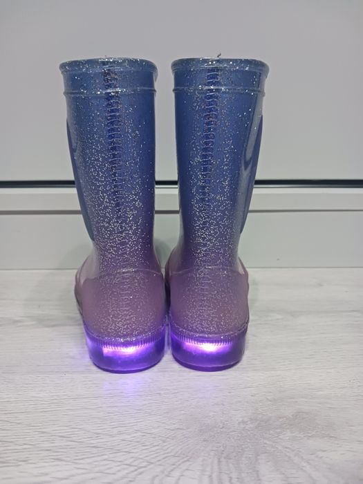 Świecące kalosze Frozen Kraina lodu rozm. 25