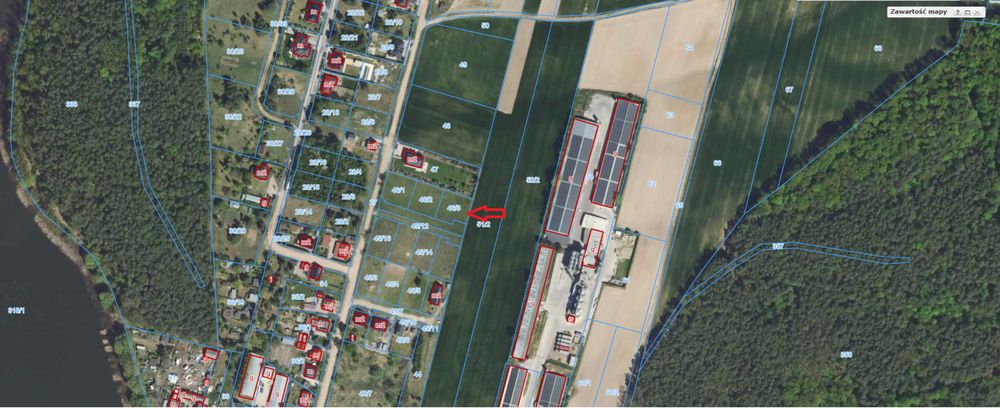 Działka budowlana Dymaczewo Stare ul. Aroniowa 811 m² - Widok 2