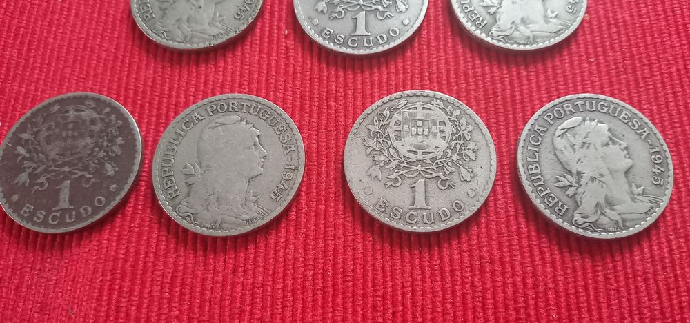 Moedas 1 escudo de 1945