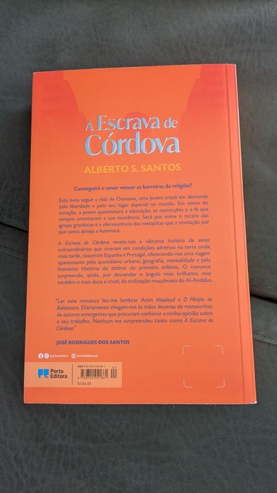 Livro "A Escrava de Córdova” de Alberto S. Santos