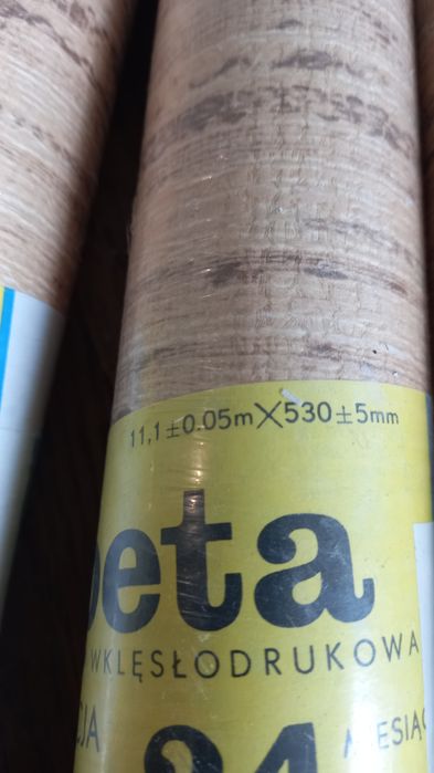 3 rolki tapety wklęsłodrukowe