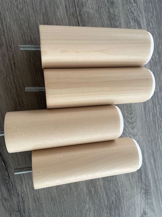 4 Pés de madeira ikea 15cm (novos)