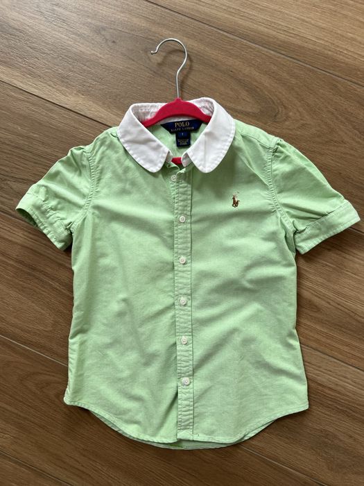 Koszula dziewczęca Ralph Lauren krótki rękaw 122 7 lat