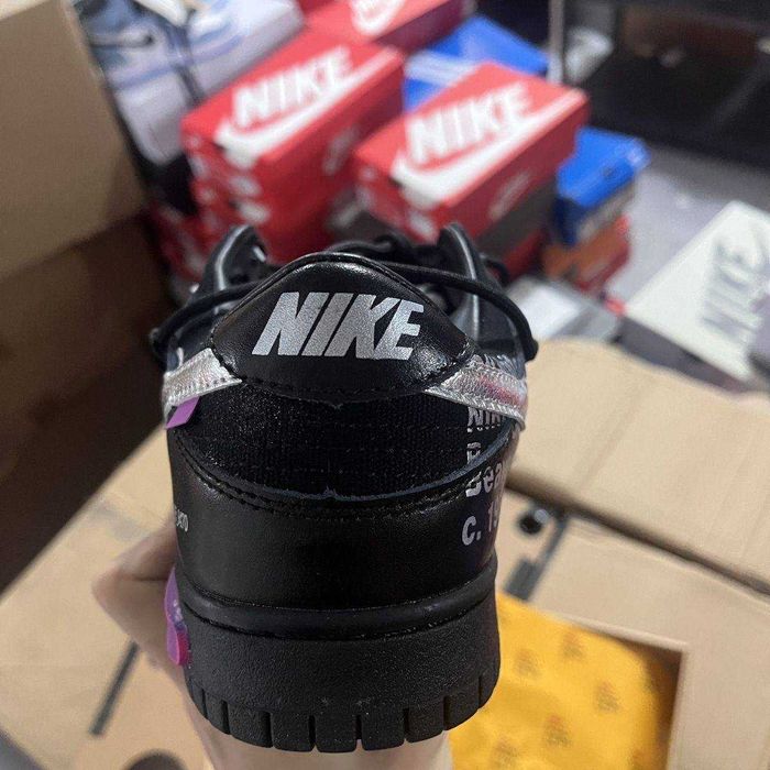 (БЕЗ ПЕРЕДОПЛАТИ)Nike SB Dunk x Off White найк сб данк офф вайт чорні