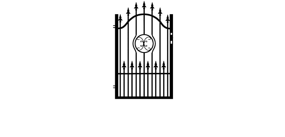 brama kuta wjazdowa dwuskrzydłowa WENUS PLUS furtka słupki komplet