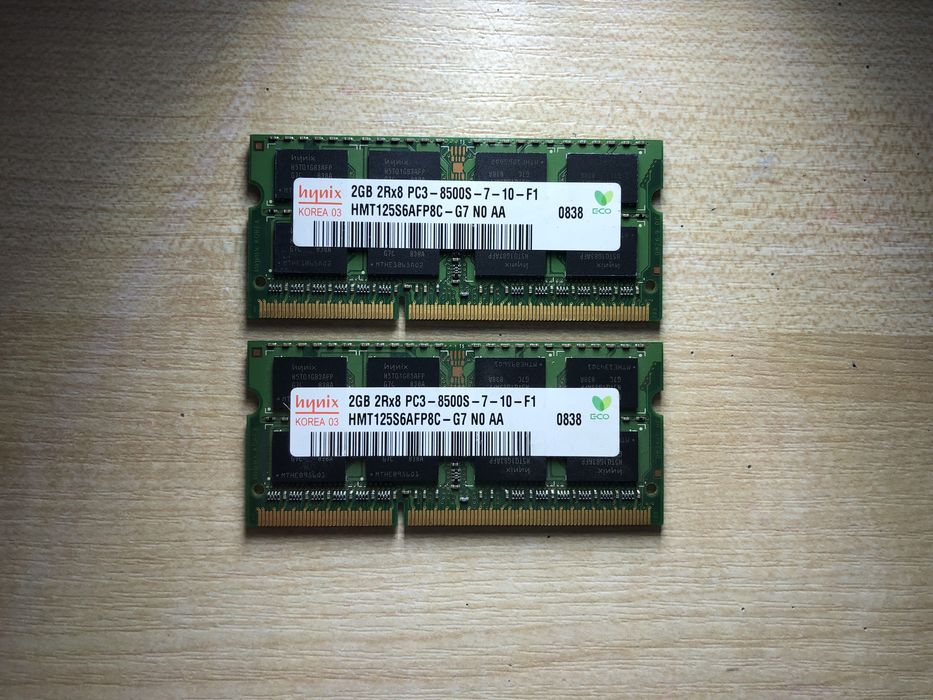 Оперативна пам'ять для ноутбука Hynix SODIMM DDR3 2Gb 1066MHz 8500s
