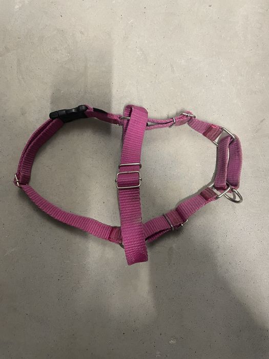 Różowe szelki dla psa dog style guard easy walk L