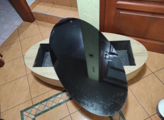 Ława Zenga-czarne szkło