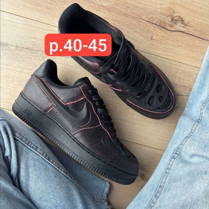 Чоловічі кросівки Nike Air Force 1 Low Halloween Skull