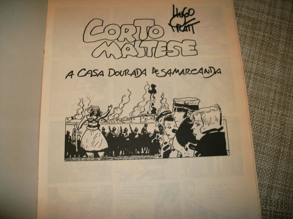 BD Banda Desenhada Corto Maltese A Casa Dourada de Samarcanda