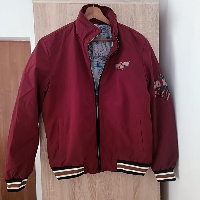 Kurtka wiosenna męska z nadrukiem