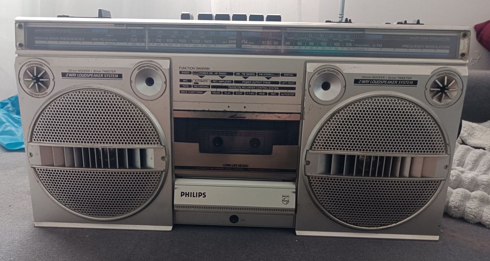 Philips Radio Cassette Recorder D8134