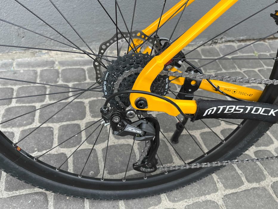 Гравійний велосипед 28" Pride ROCX 8.2 CF рама - S 2024 жовтий