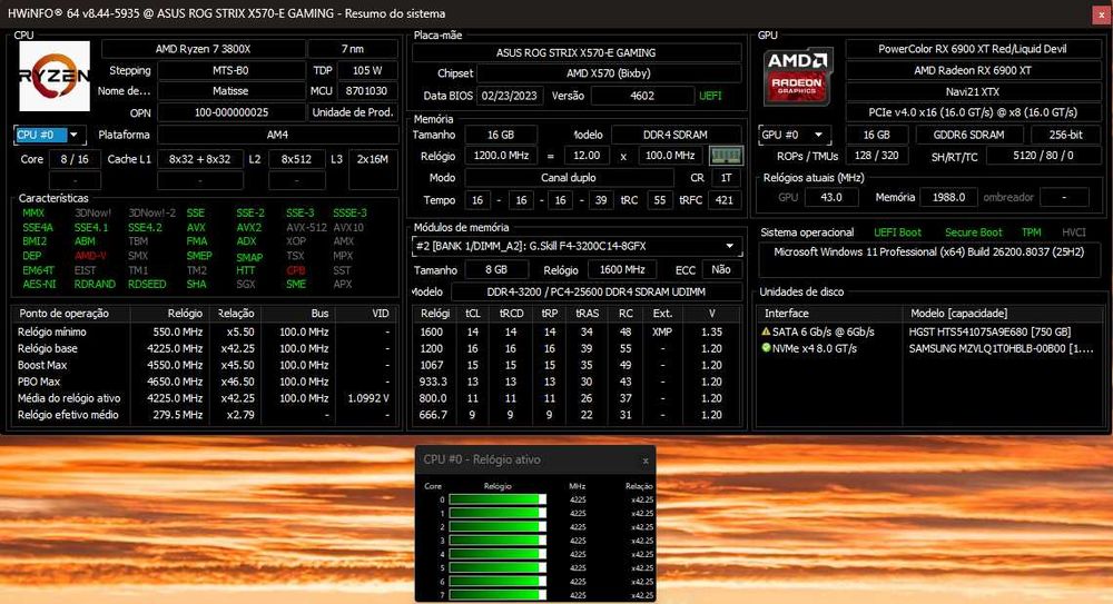 PC ASUS ROG STRIX GAMING topo - impecável