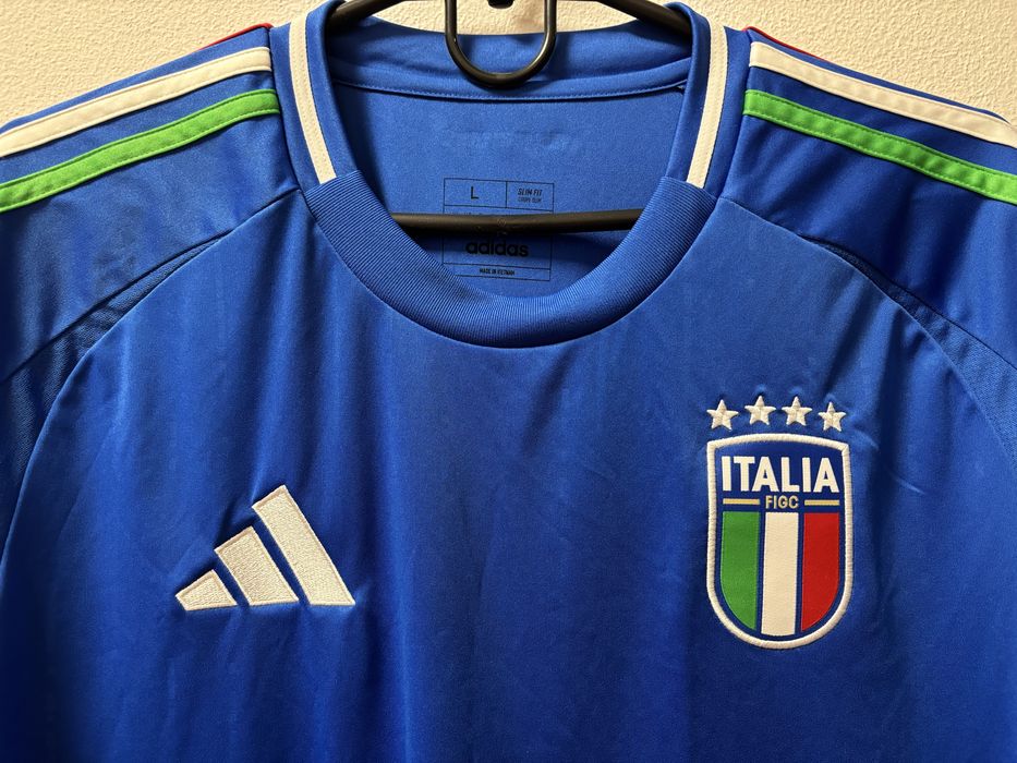 Футбольна футболка збірної Італії. Adidas italy. 2024 HOME jersey