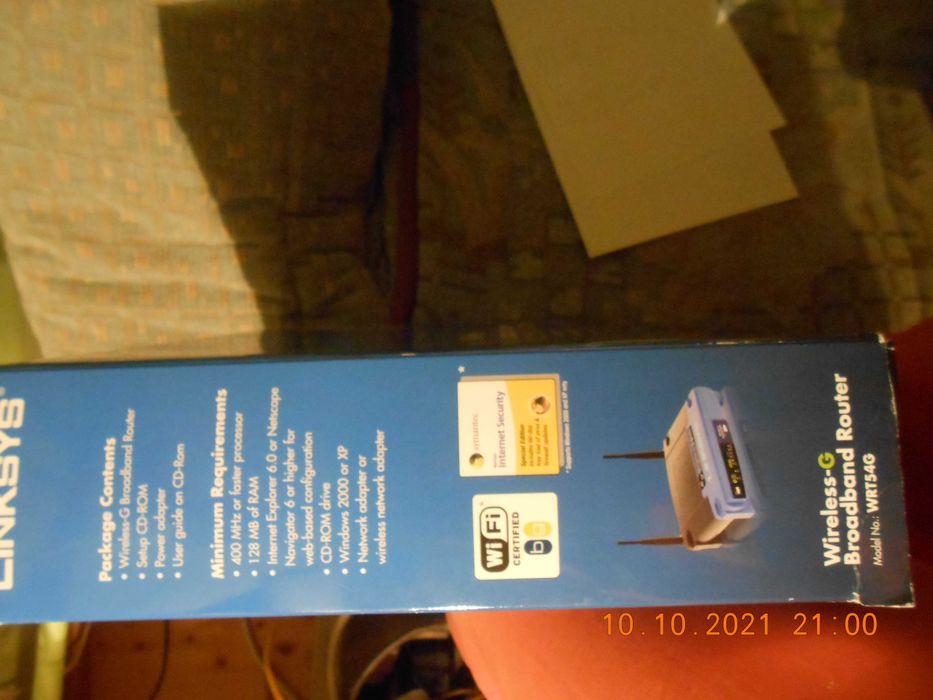 Router Linksys WRT54G Wireless-G