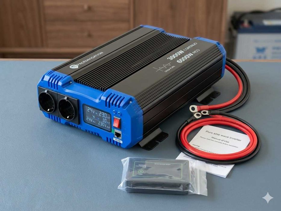 Przetwornica 24V 3000W czysty sinus