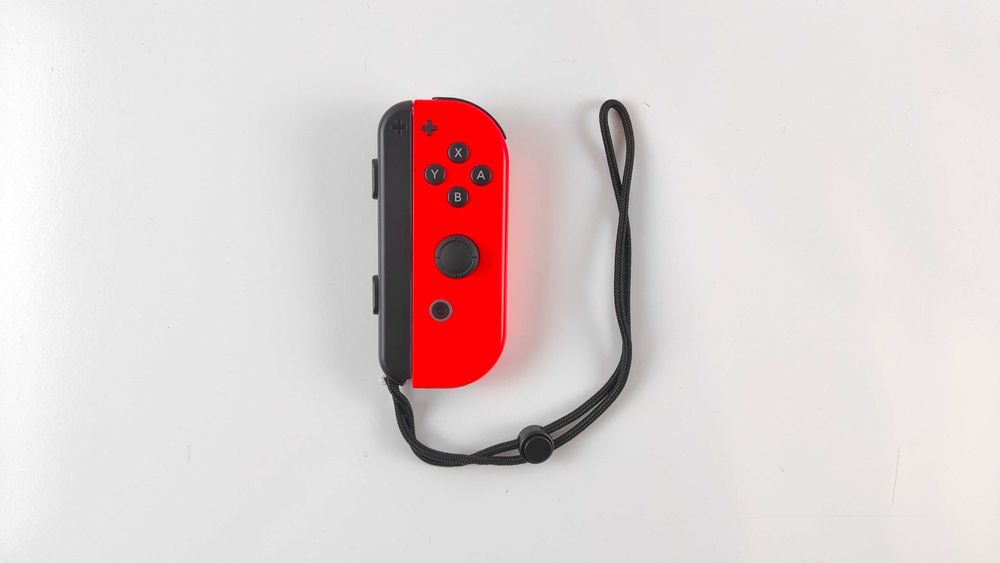 Oryginalny Joy-Con (P) Prawy, Nintendo Switch, Neon Red + opaska