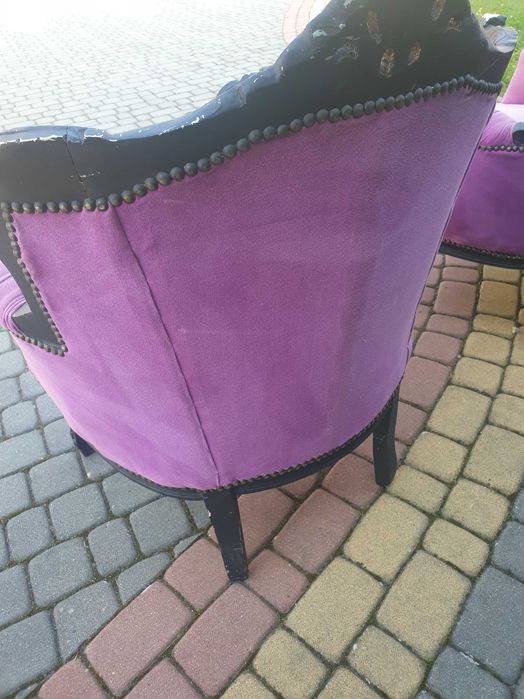 Fotele w stylu barokowym antyki
