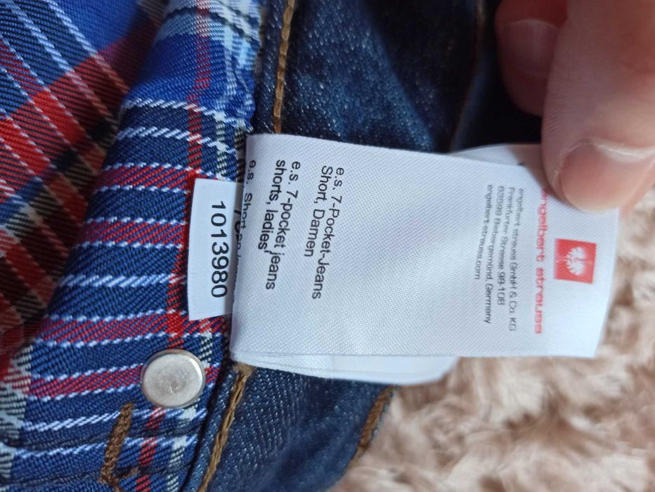 Робочі джинсові шорти EngelbertStrauss e.s. 7-pocket — розмір 40 (M/L)