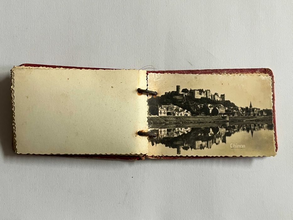 Châteaux de La Loire - Miniálbum de postais dos anos de 1940