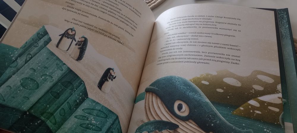 Książka dla dzieci "Gerda, historia wieloryba."