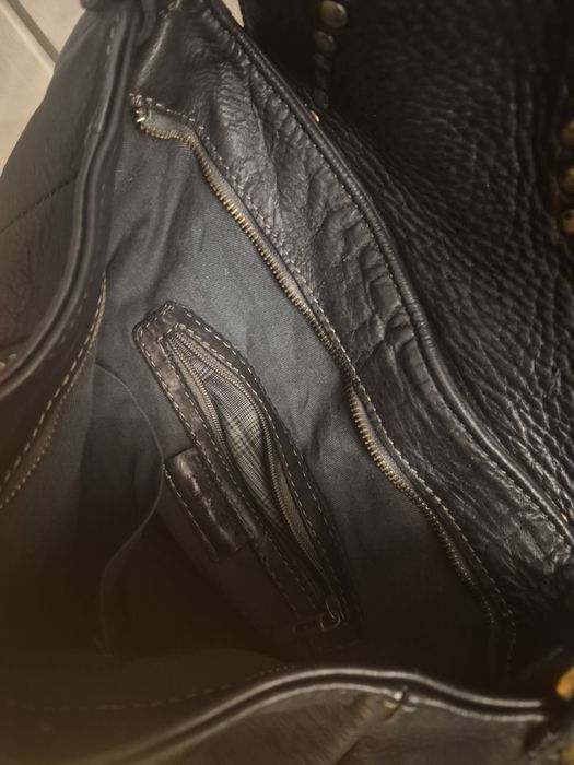 Pięlna torebka borse in pelle skóra cielęca postarzana