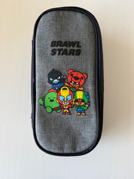 Mochila para criança Brawl Stars com lancheira e estojo