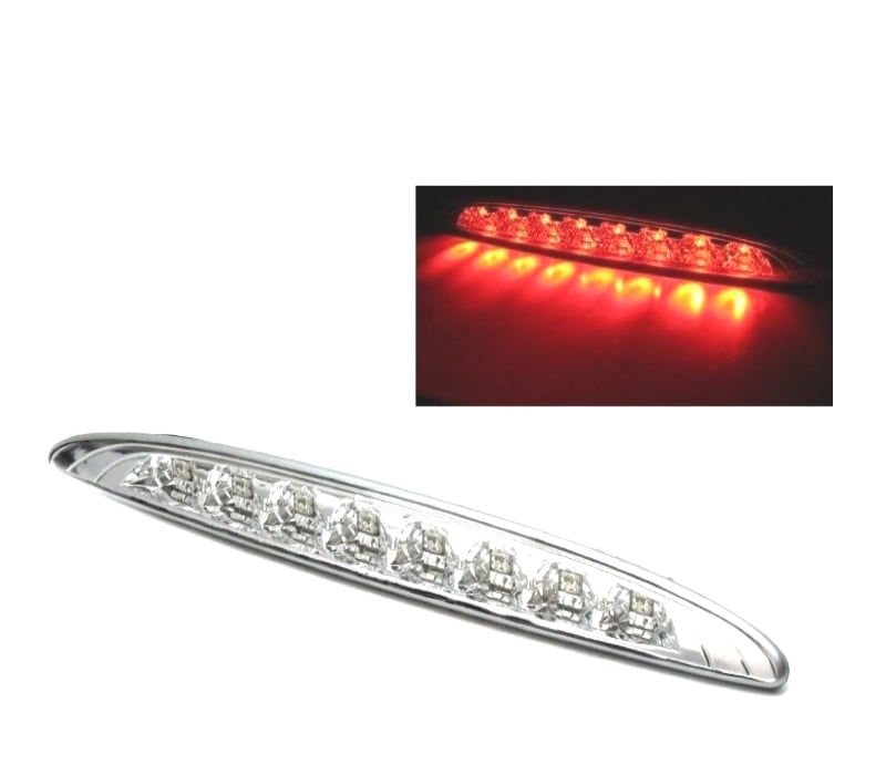 TERCEIRA LUZ DE STOP PARA MINI ONE COOPER 01-06 LED CROMADOS