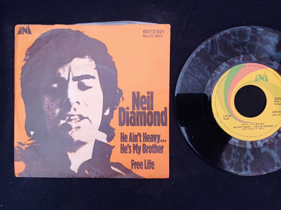 Disco de Vinil 45 RPM – NEIL DIAMOND – He Ain't Heavy …